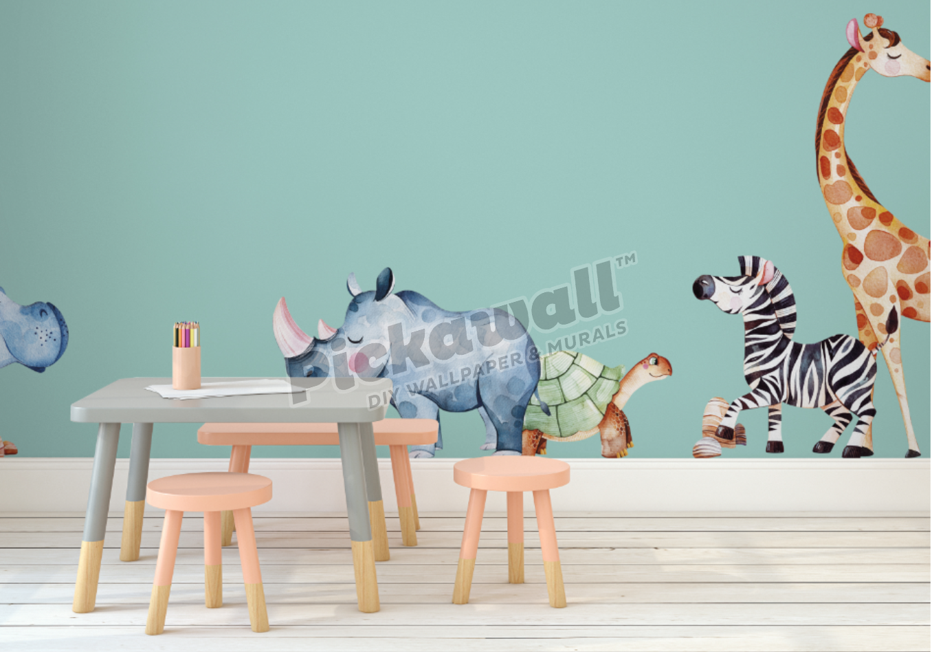 Zoo Animals Decal Set