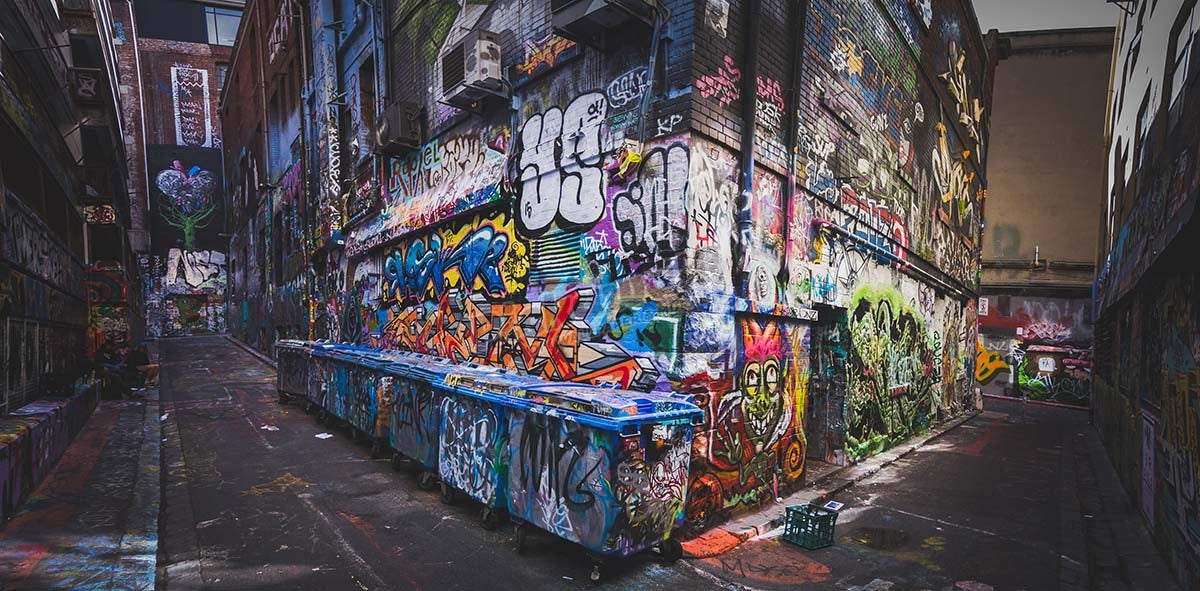 Hosier Lane Panoramic