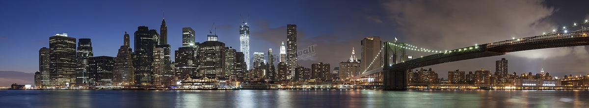 Manhattan and the Brooklyn Bridge, New York