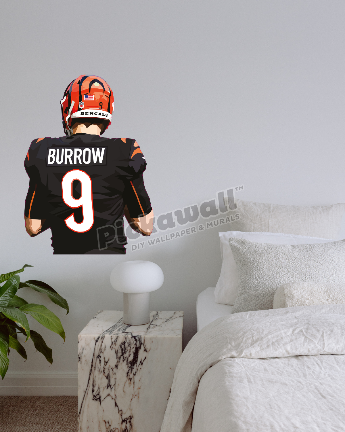 Joe Burrow NFL Jersey Decal by DG Designs