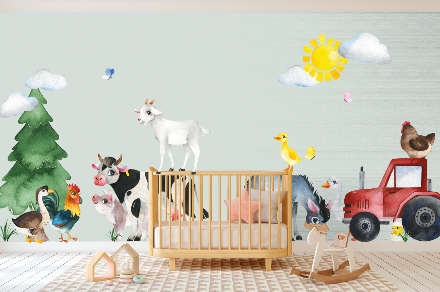 Farm Animals Decal Set