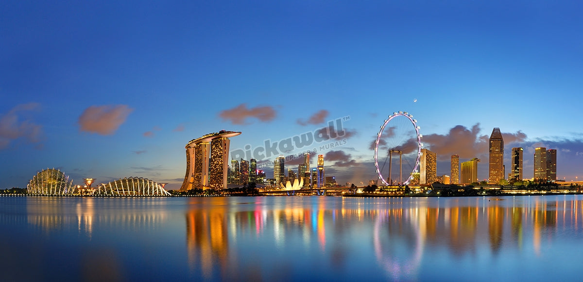 Singapore skyline Panorama