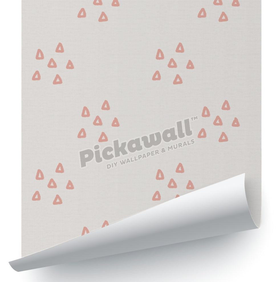 Triangles By Liberty Interiors - Pink Reverse image