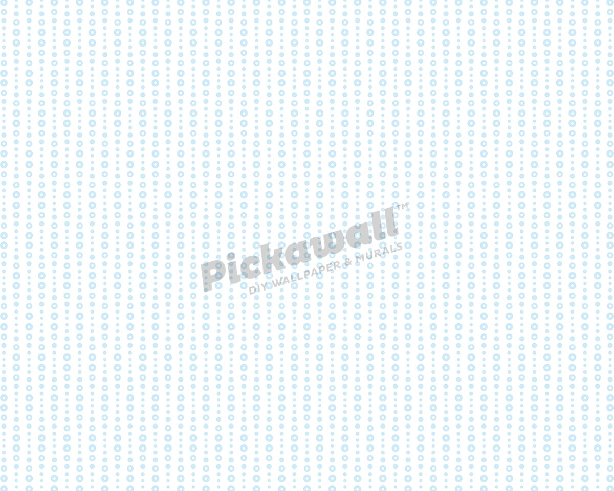 Blue and white dot pattern