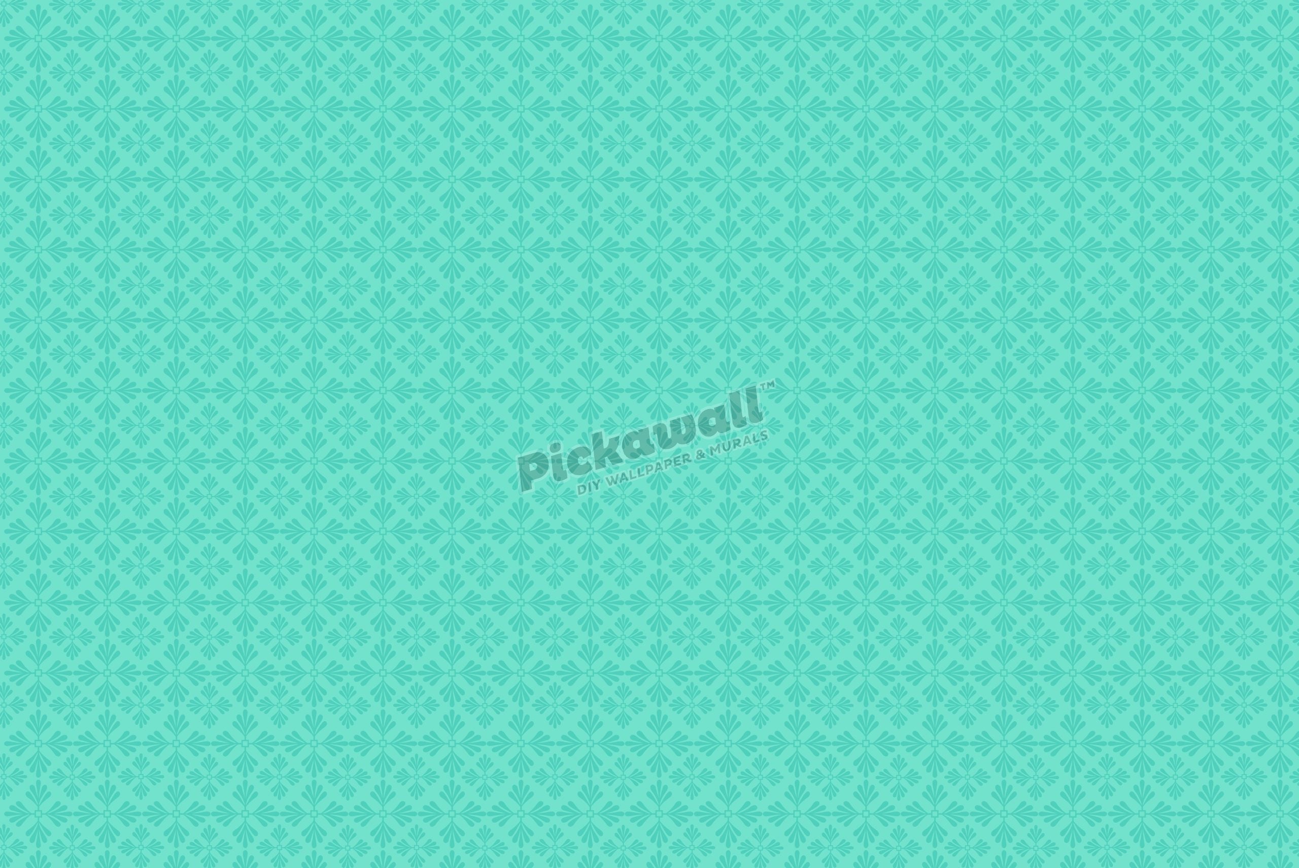 Snowflake Cyan by Loren Shoemark