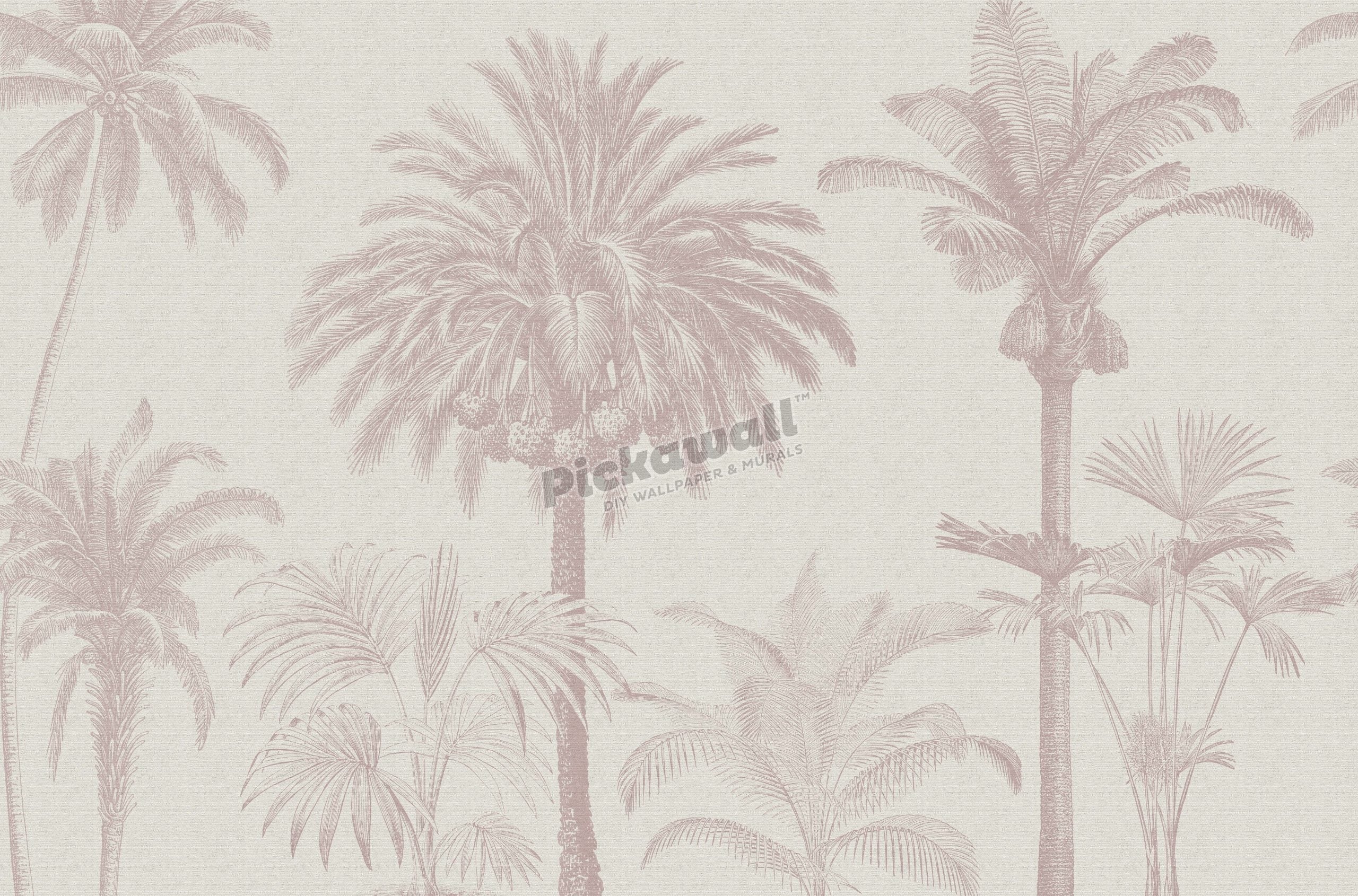 Pink Linen Palms