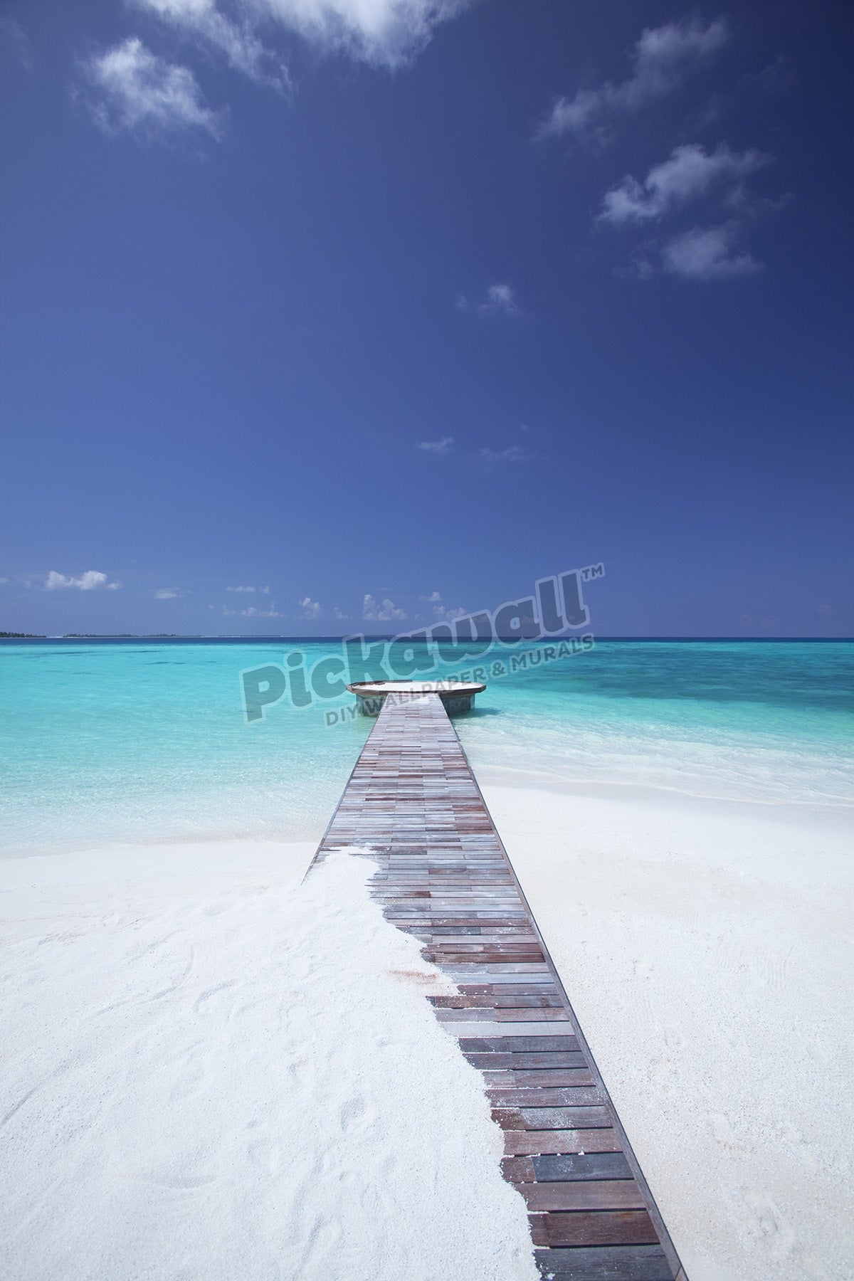 Jetty Leading to Ocean, Maldives'