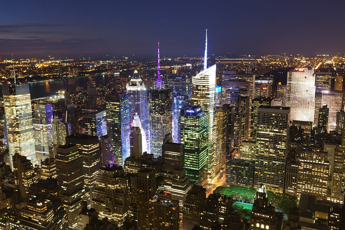 top view from teh empire state building