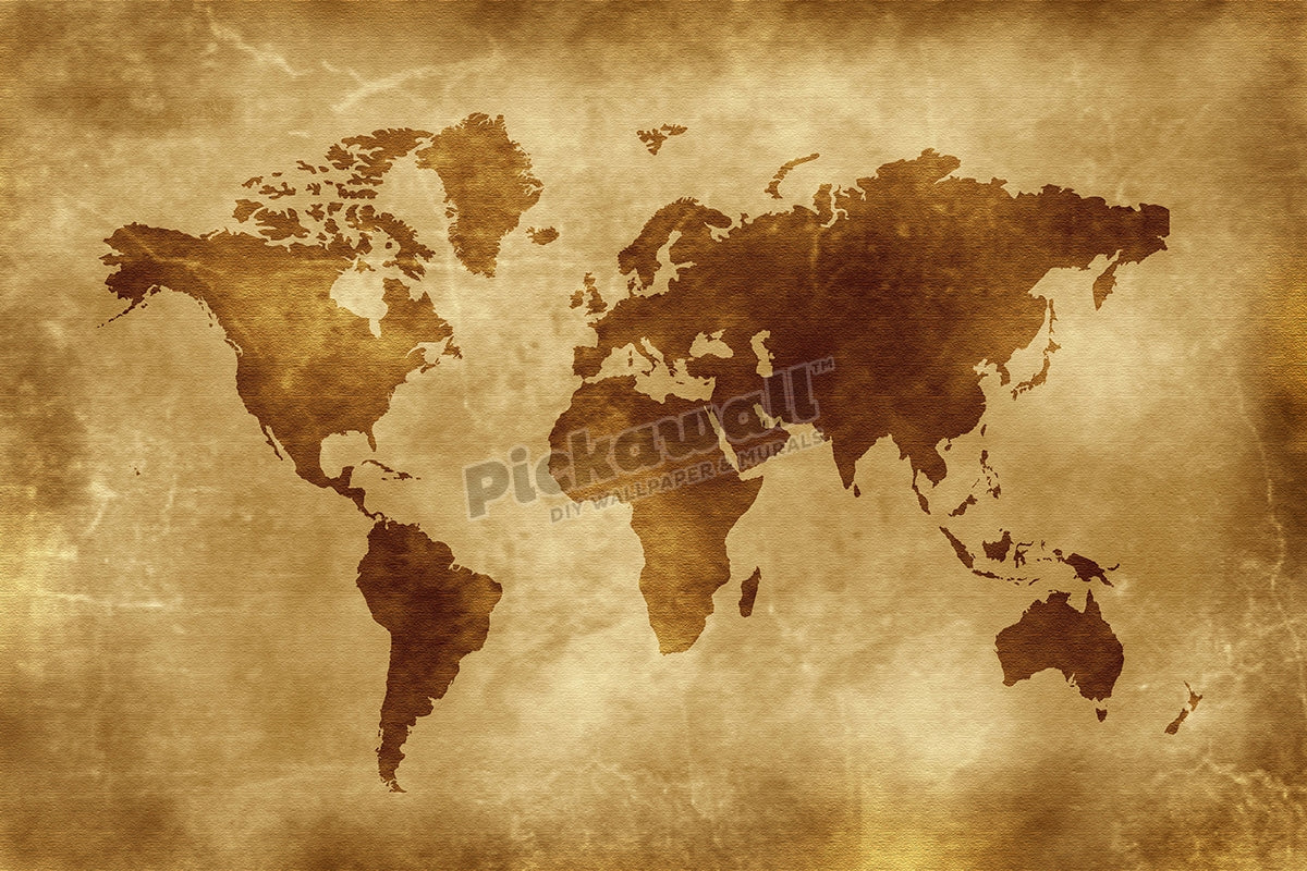 Map of the world world illustration