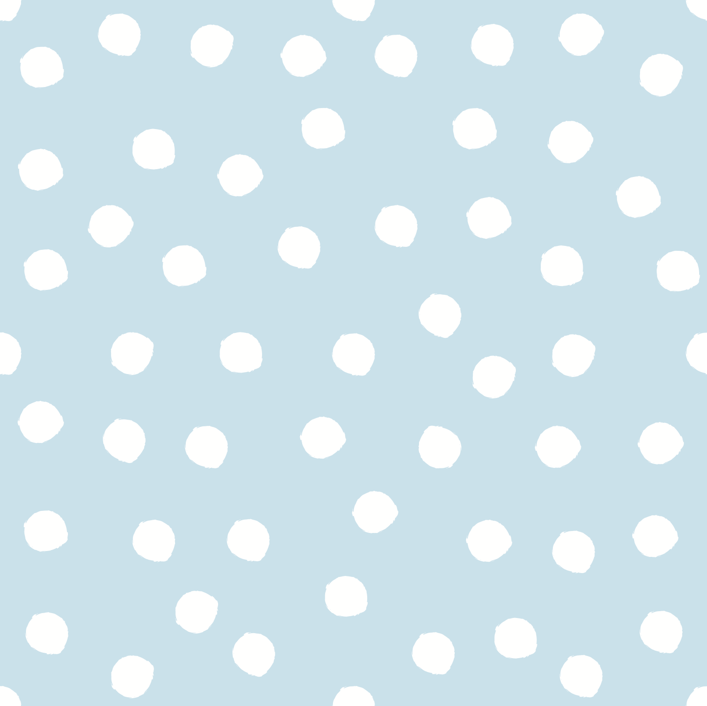 White spots on a blue background