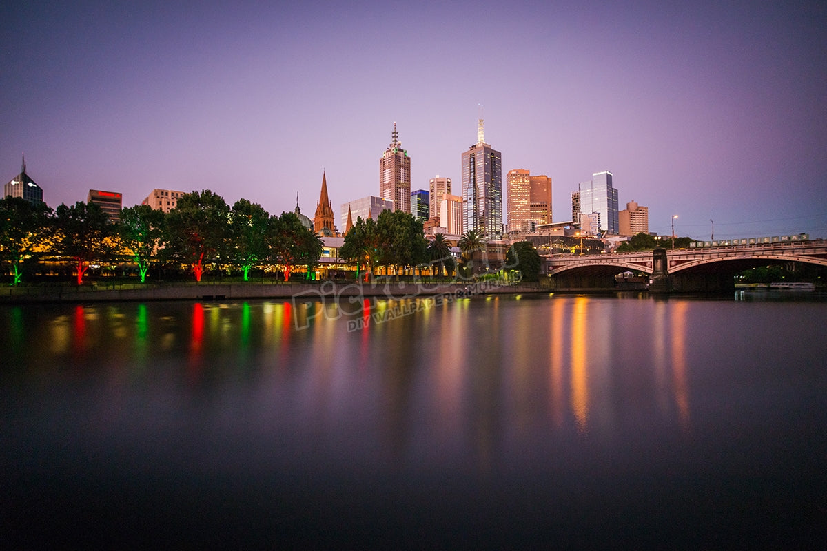 Melbourne City at Night