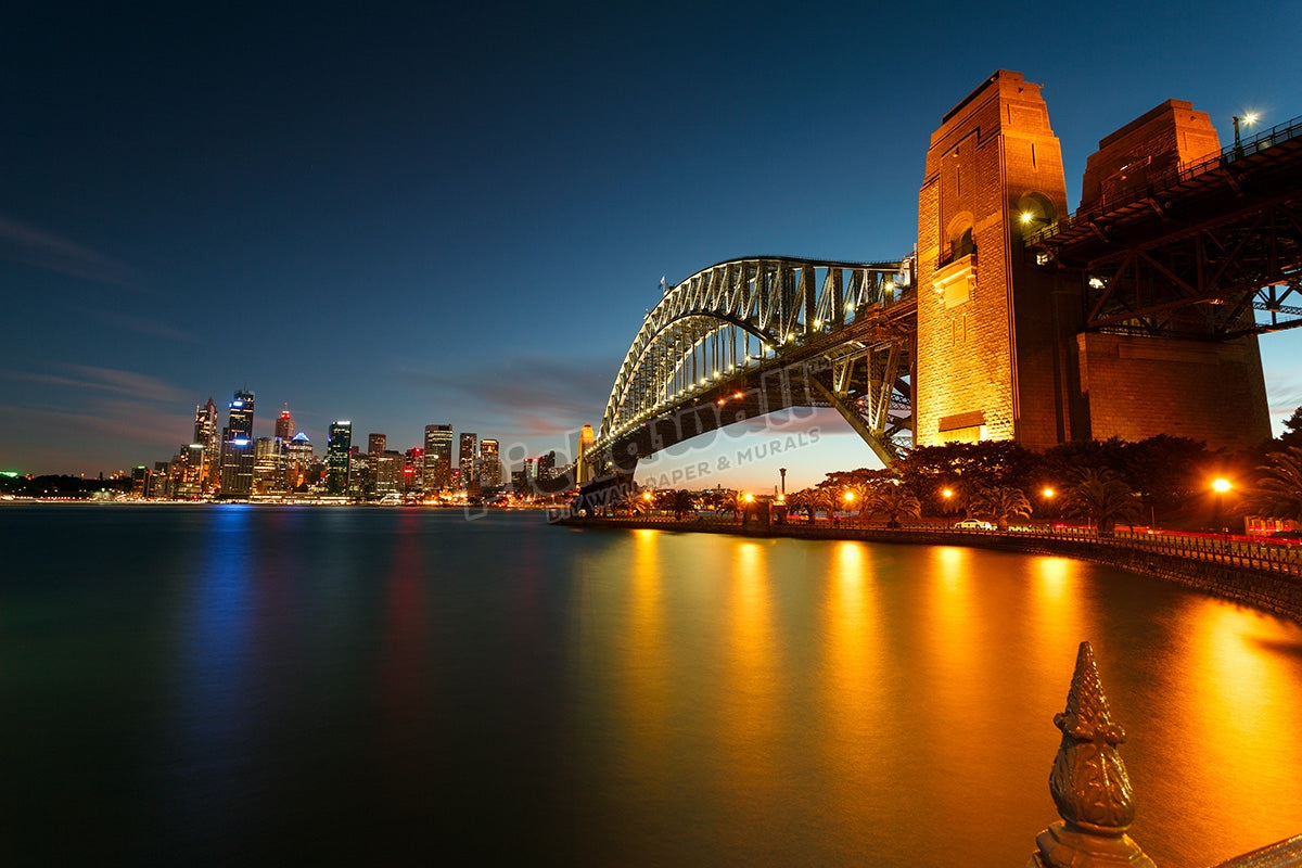 Sydney harbour bridge blue hour
