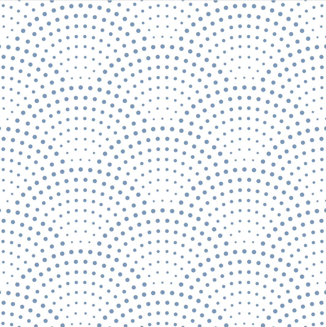 Blue dots in fish scale layout - House Rules