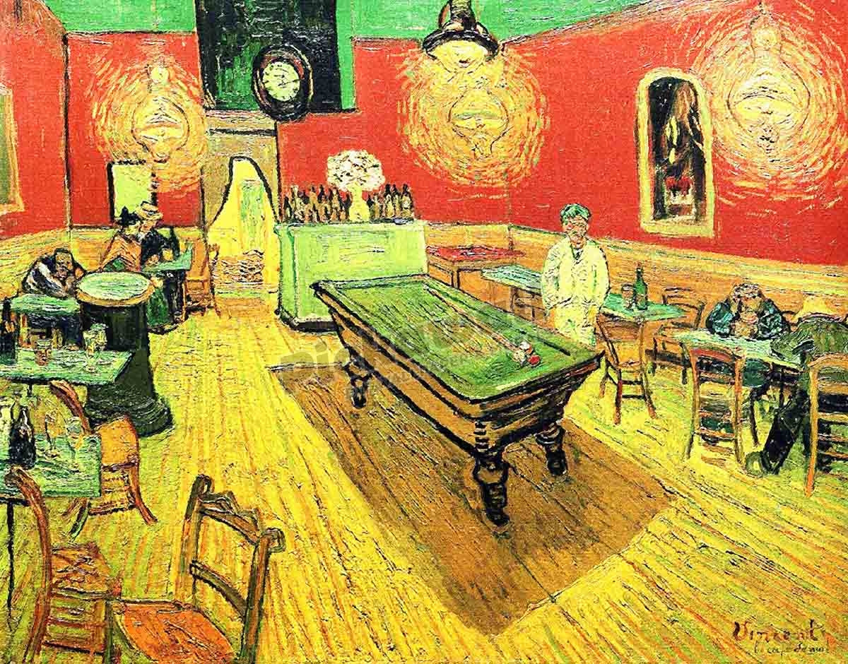 The Night Cafe' Painting Vincent van Gogh