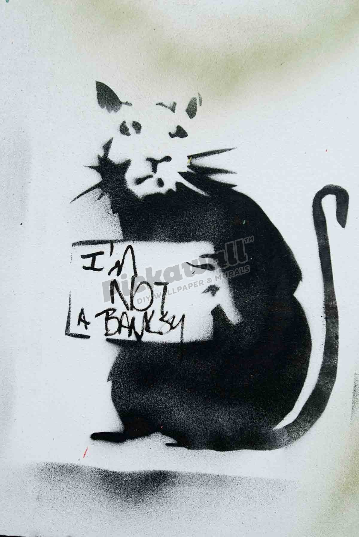 Street art - 'I am not a banksy'