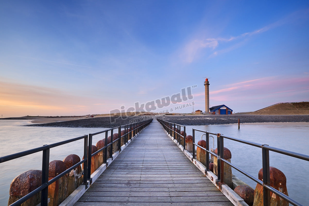 Pier at sunrise
