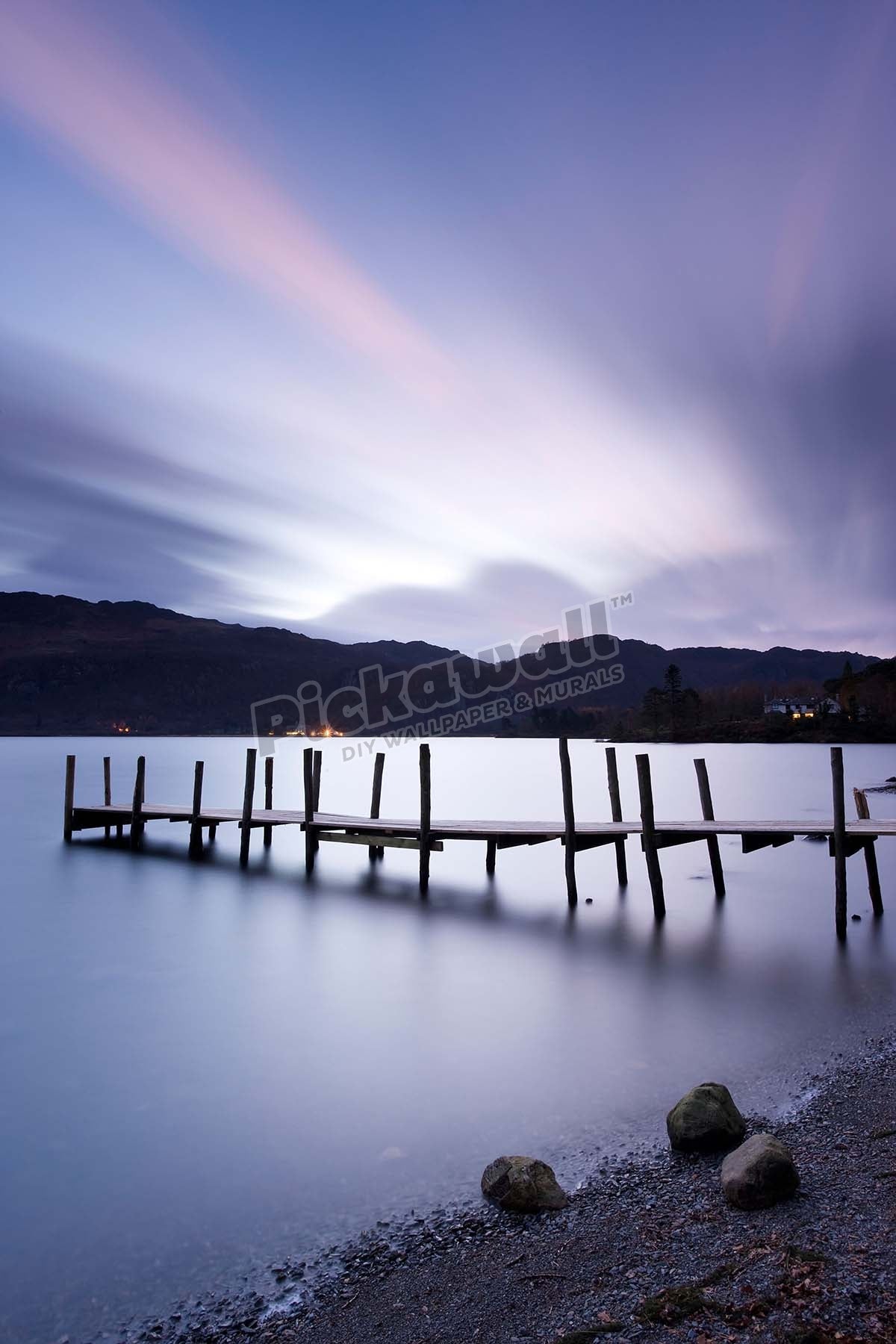 Brandelhow Bay jetty at dawn