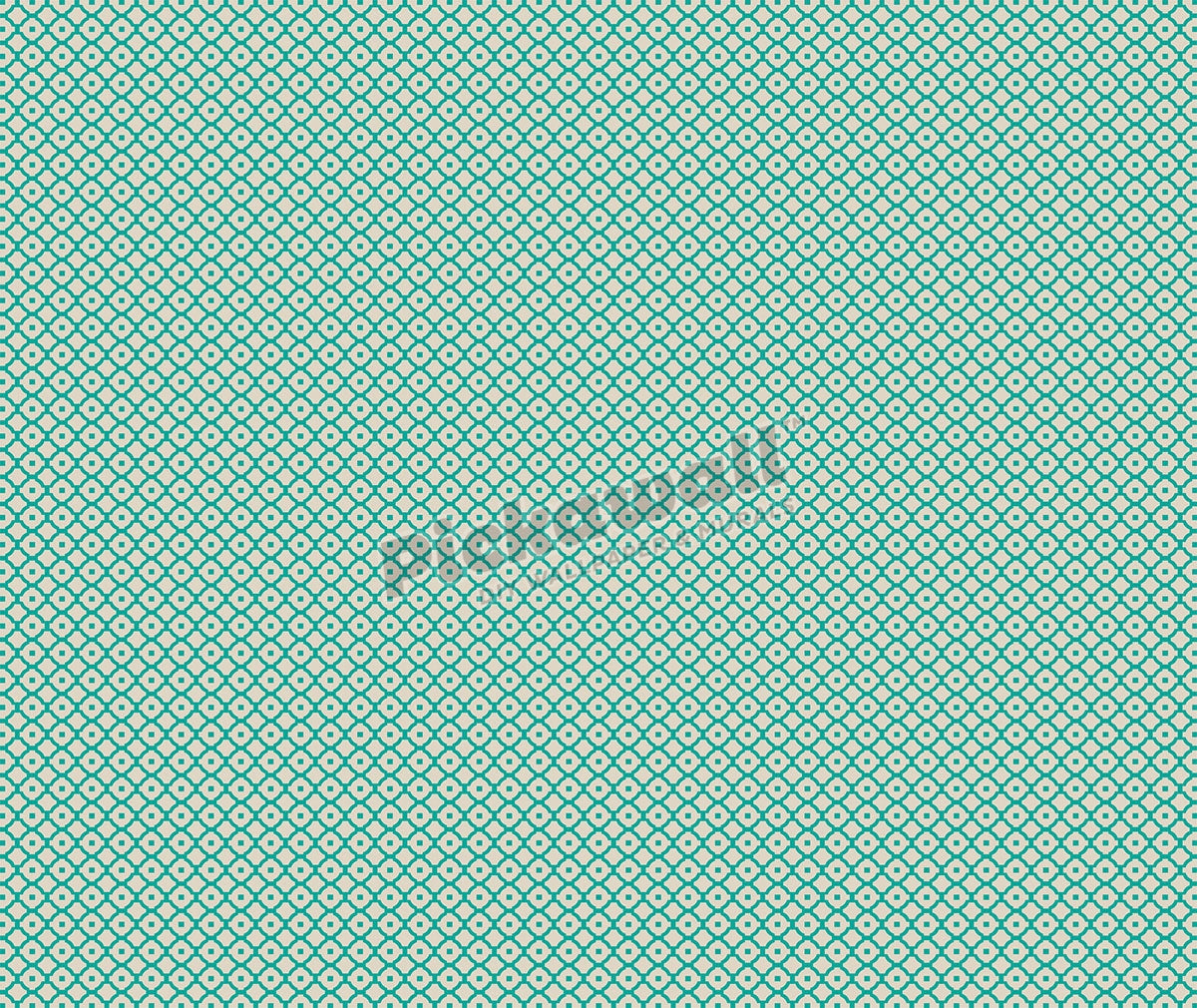 Mosaic teal tile pattern, featured on 'The Living Room - Channel 10'