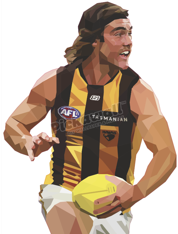 Jai Newcombe Decal by DG Designs X AFL - Jai Newcombe Decal by DG Designs image