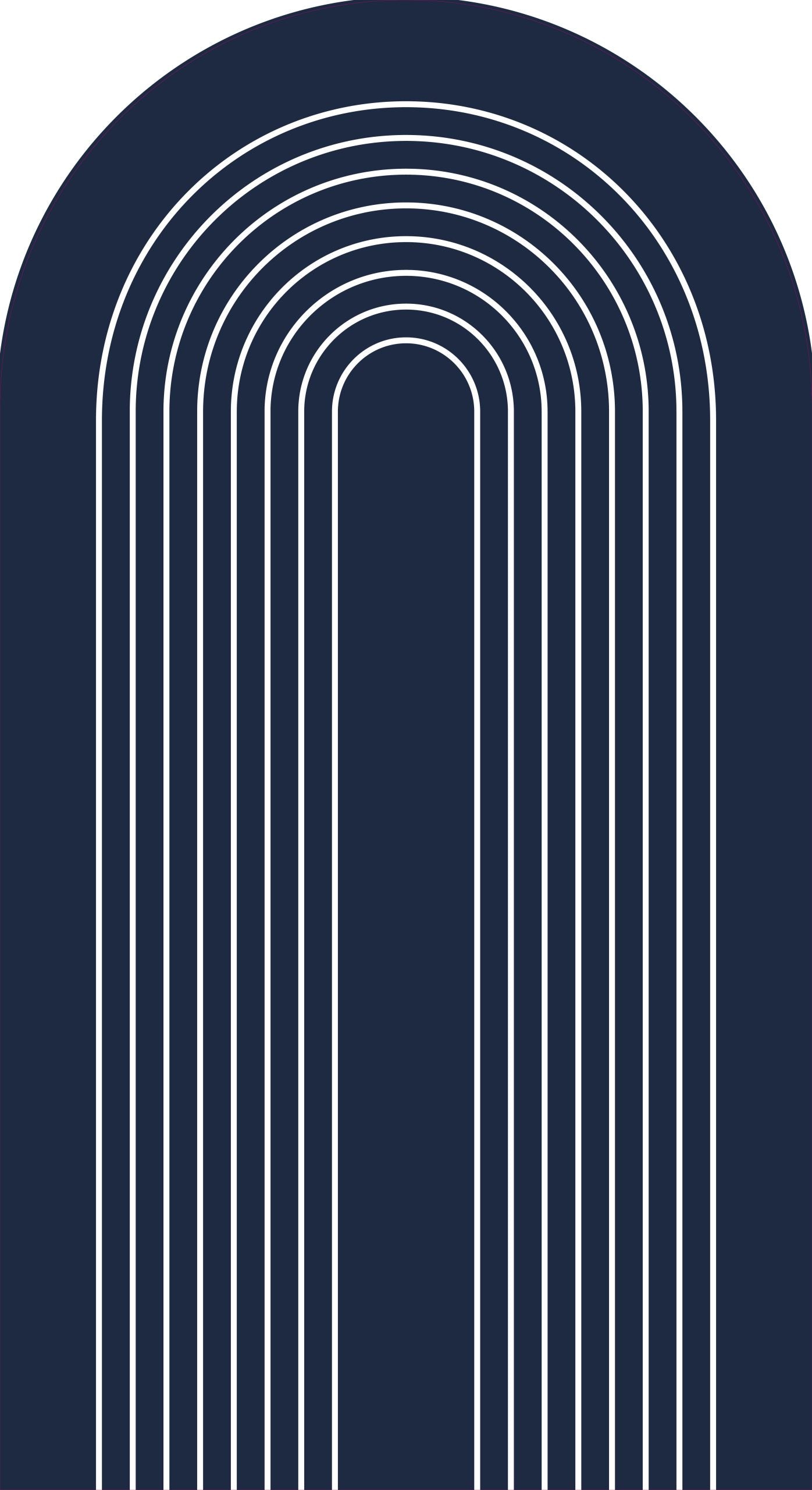 Arch within an Arch - Navy Arch image