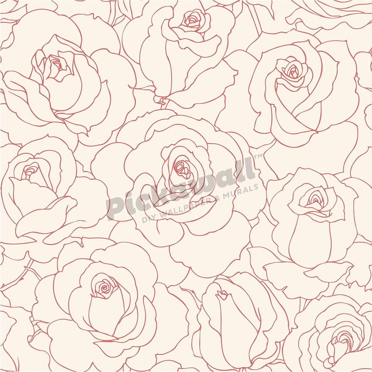 Pink roses pattern