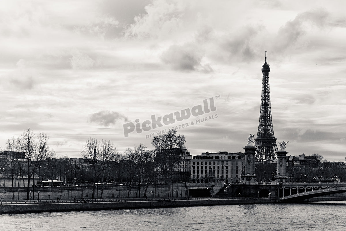 Eiffel Tower and Seine River