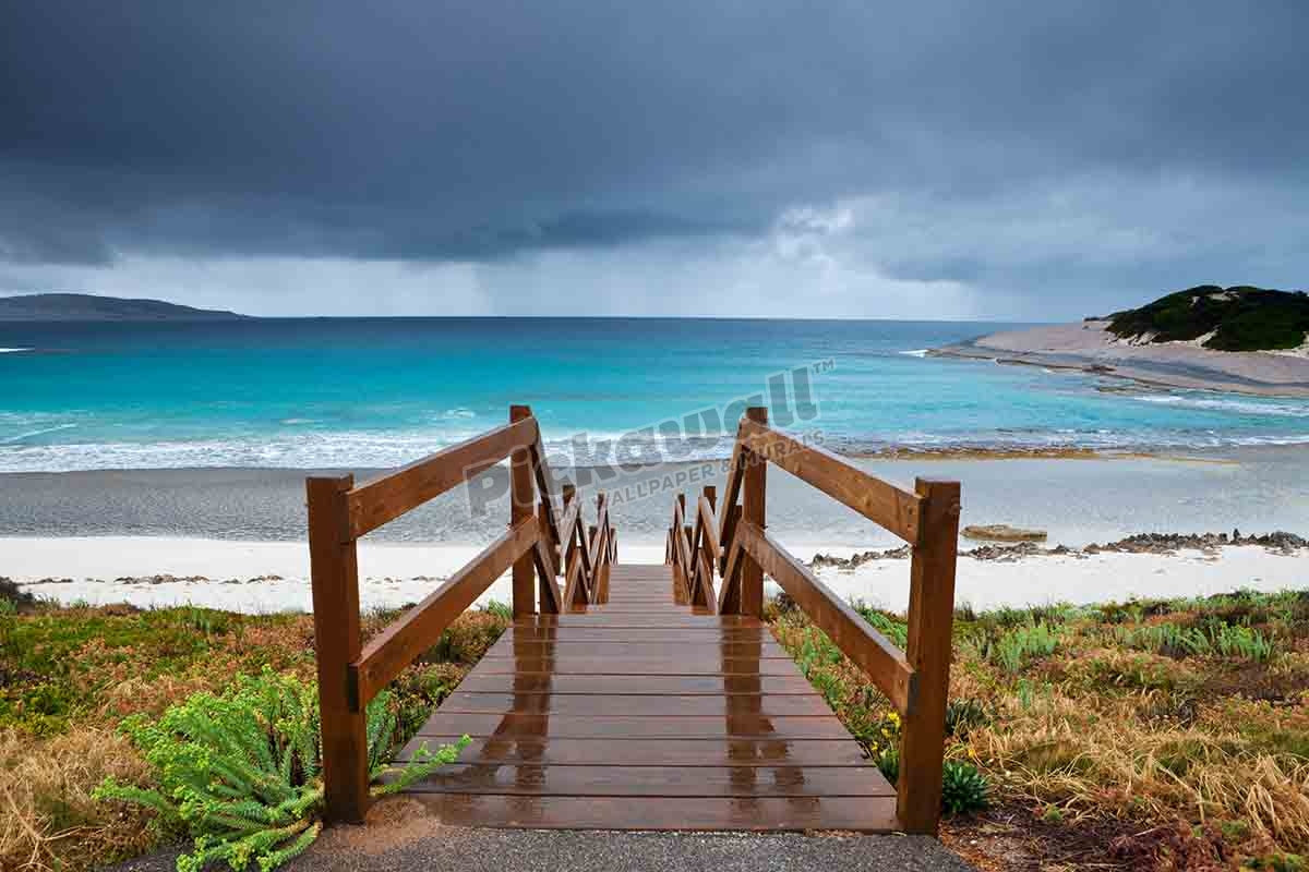 Boardwalk leading down to Salmon Beach. Esperance, Western Australia, Australia