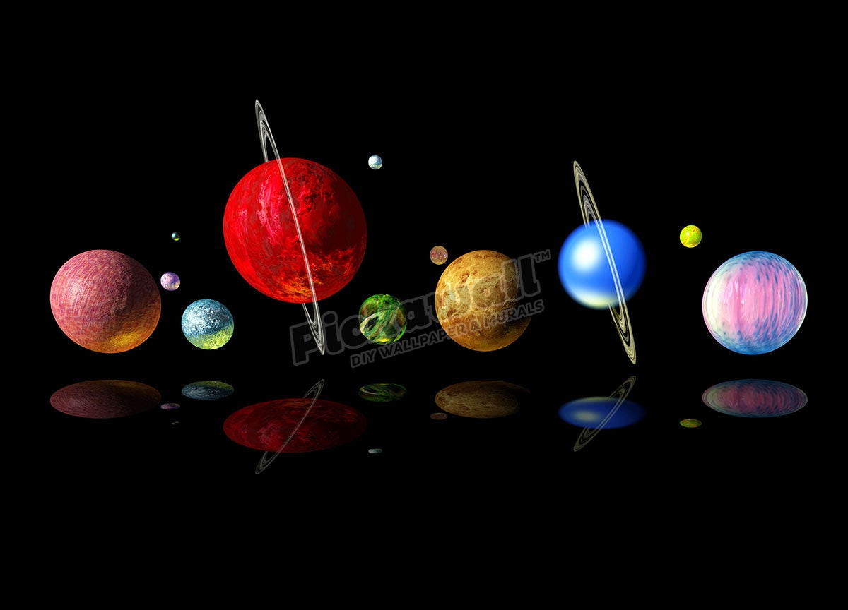 Alien solar system artwork