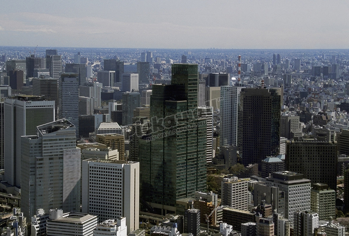 Aerial view of Tokyo, Japan