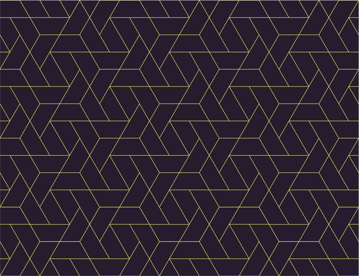 Geometric Grid design purple and gold