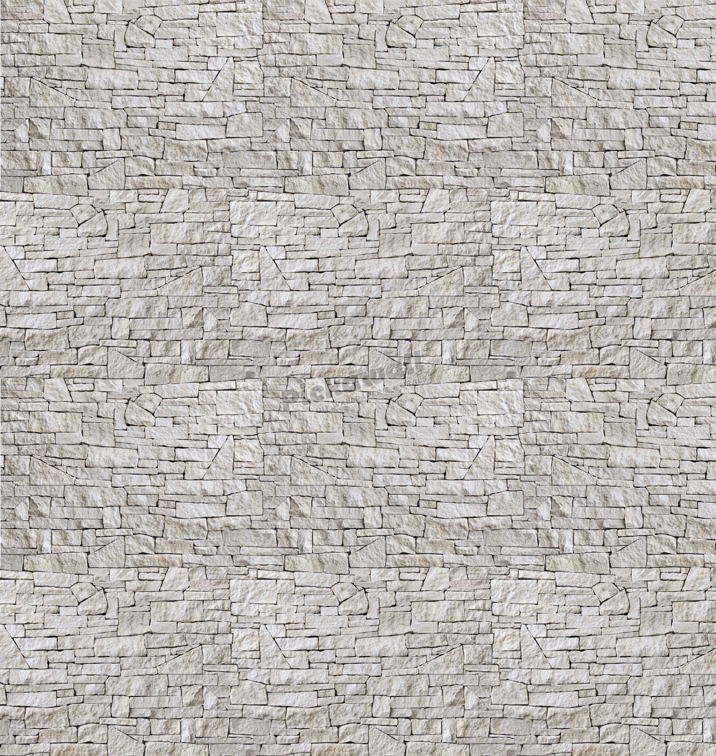 Stacked Limestone Wall