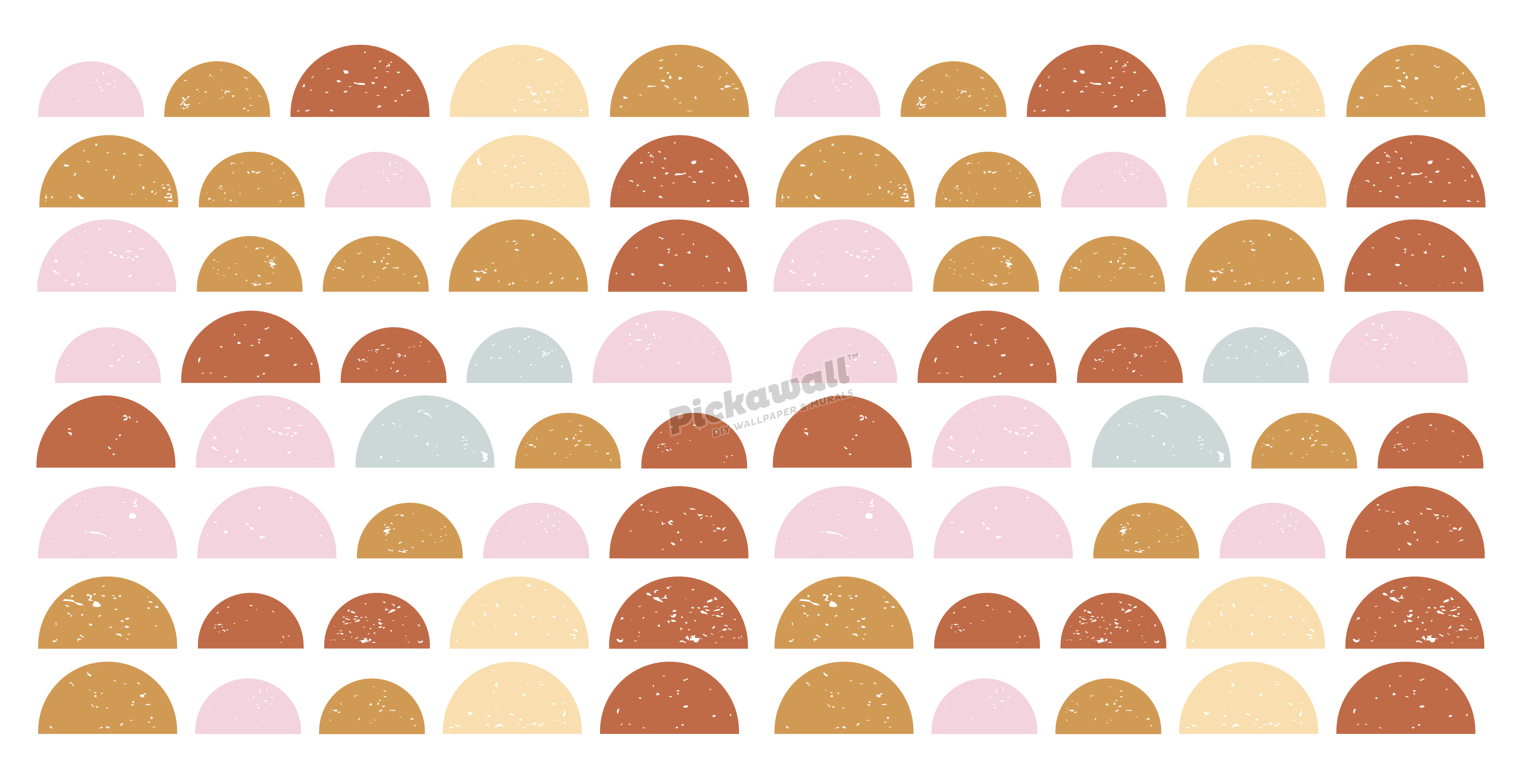 Half Moon Crescents Decal Set