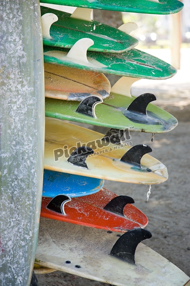 A stack of surfboards - Pickawall