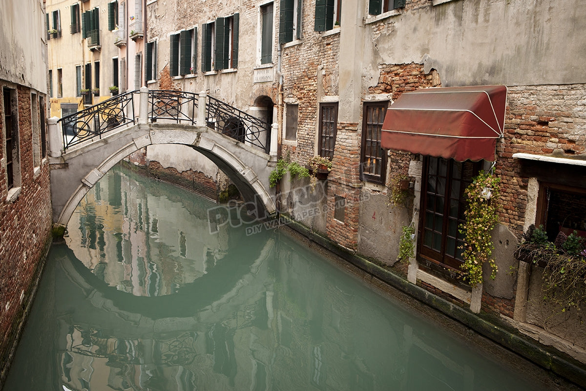 Water canal, bridge Venice