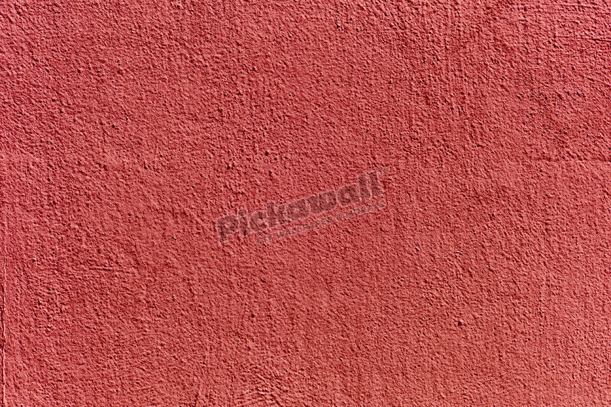 Red Concrete Wall