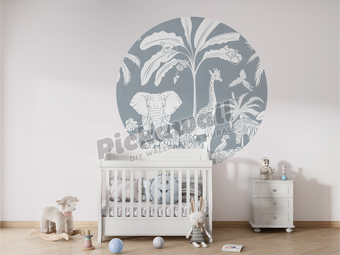 Monochrome Jungle Decal by Kikki Belle