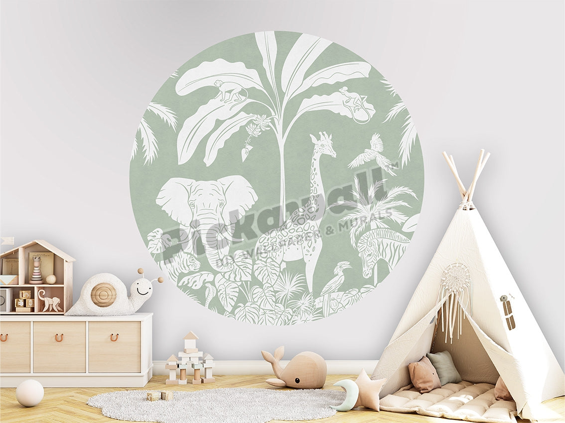 Monochrome Jungle Decal by Kikki Belle