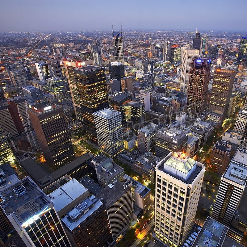 Aerial View Melbourne CBD, Australia - Pickawall