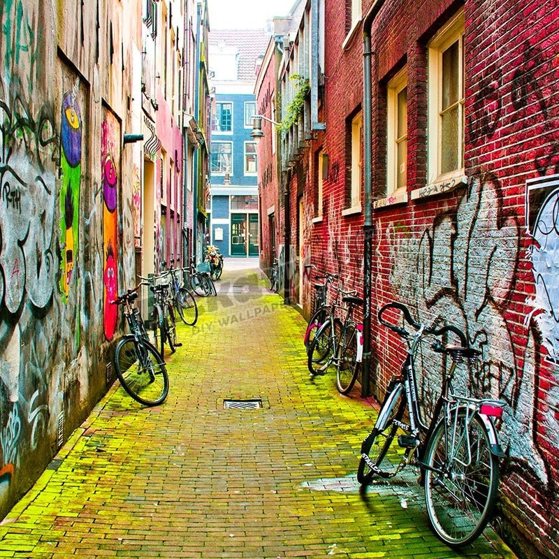 Amsterdam Graffiti Alleyway - Pickawall