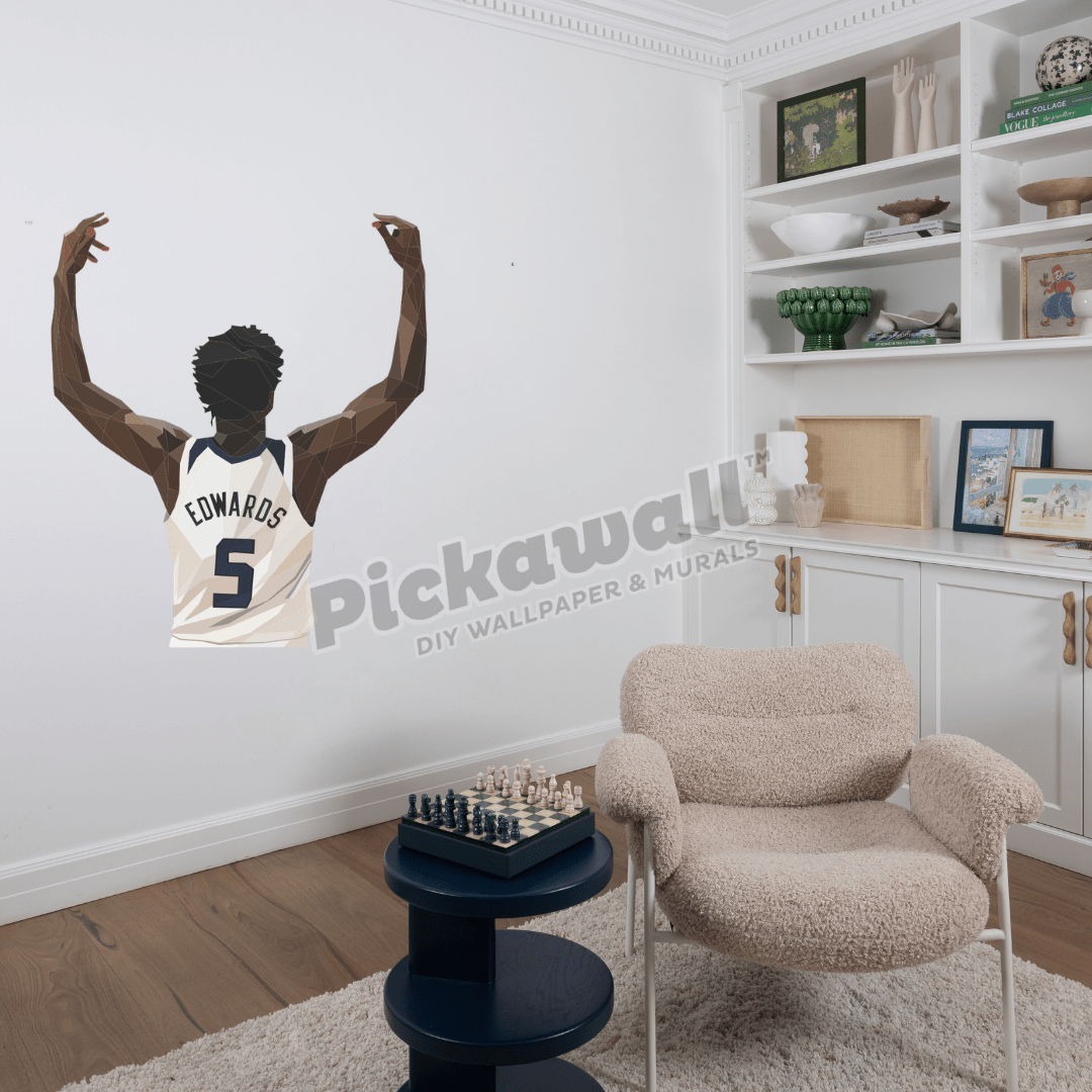Anthony Edwards NBA Jersey Decal by DG Designs - Pickawall