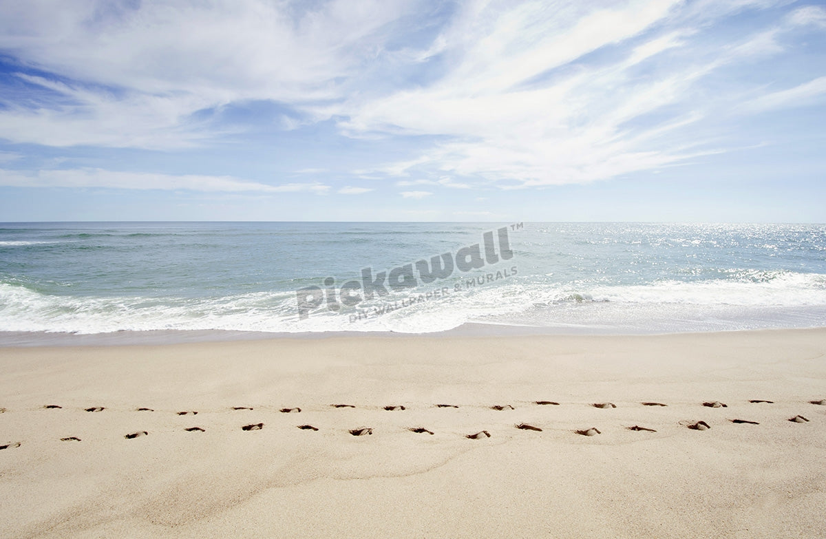 Foot prints in the Sand