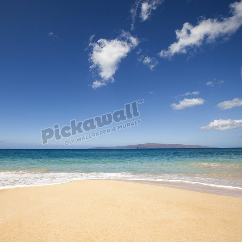 beach, ocean and clouds on tropical island. - Pickawall