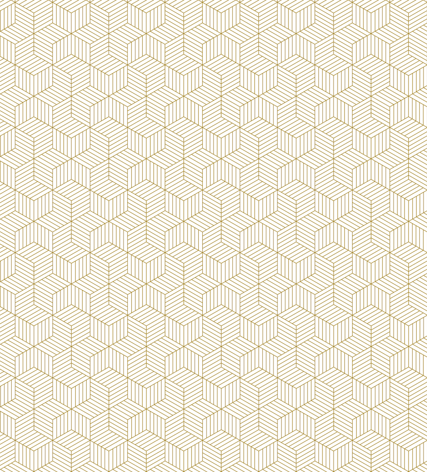 Gold Hexagon pattern