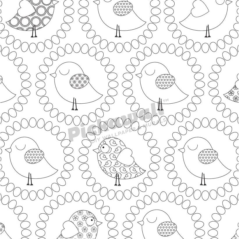 Birds pattern - Pickawall
