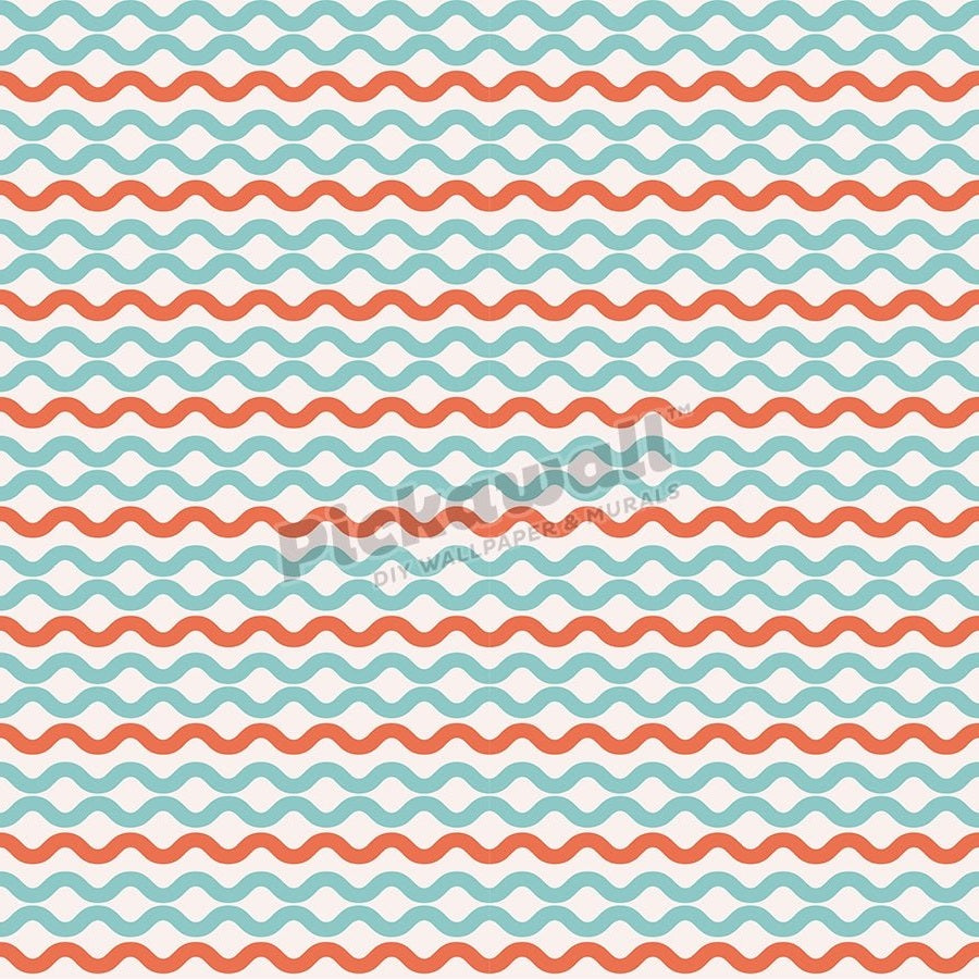 Blue and red pattern chevron - Pickawall