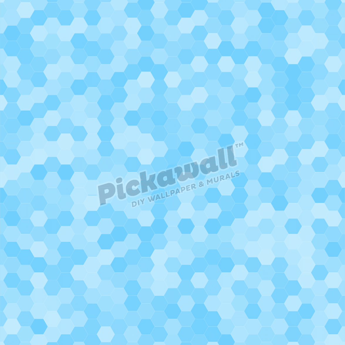 Blue Hexagon - Pickawall