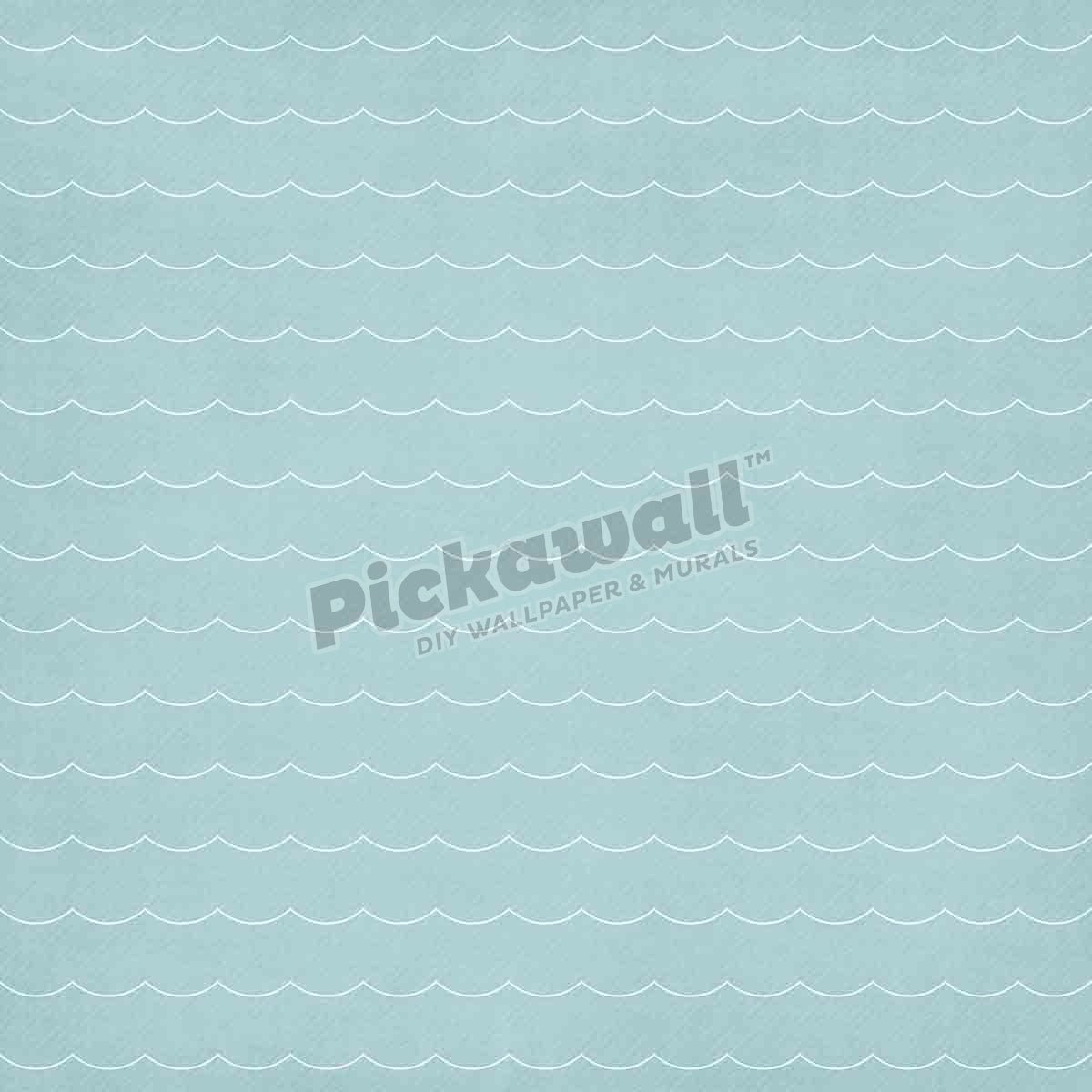 Blue wave pattern - Pickawall