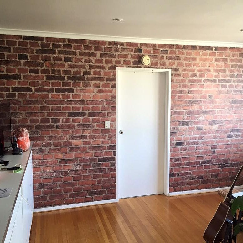 Brick wallpaper Hallway - Pickawall