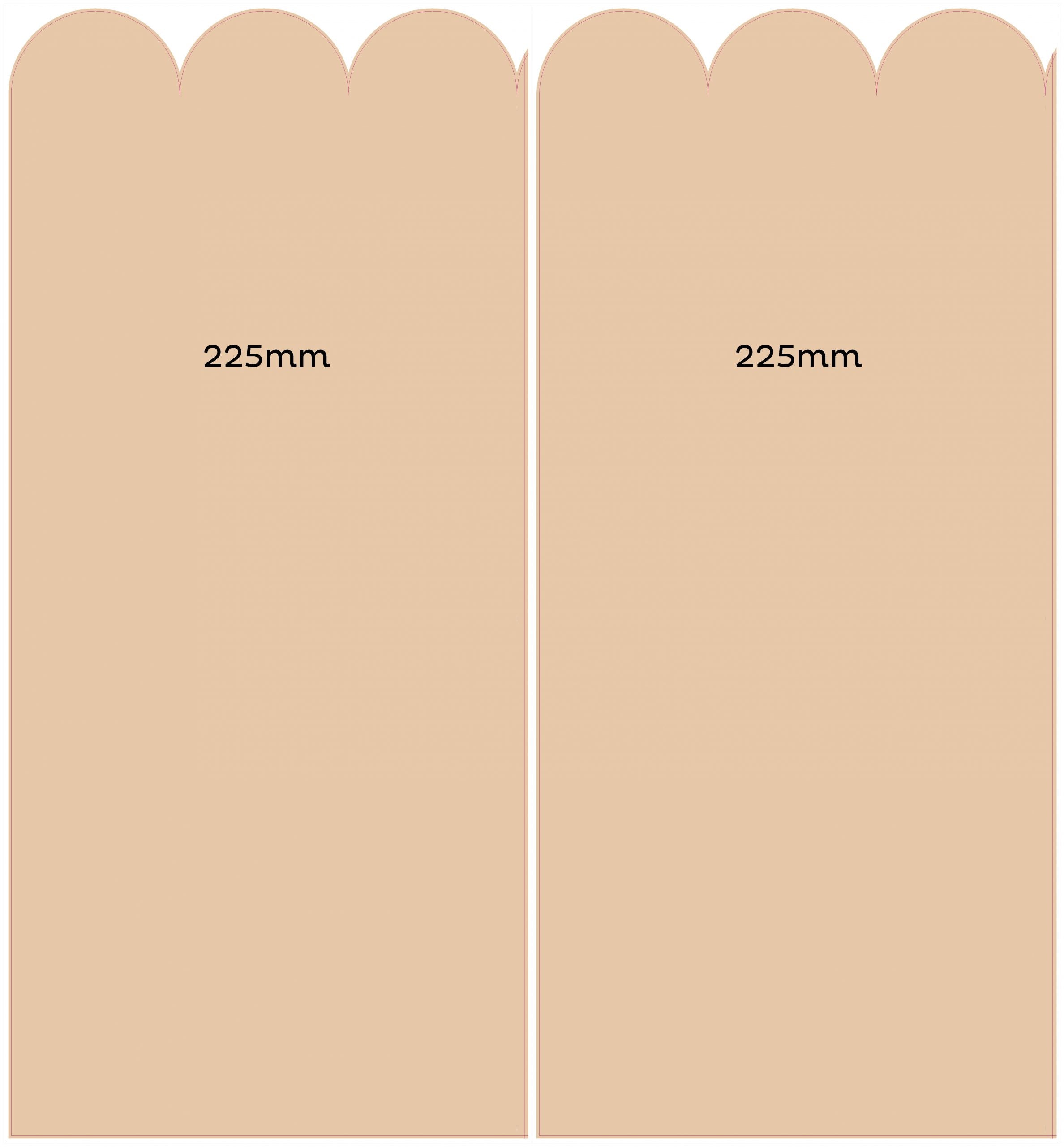 Scalloped Arches Border Set - Smaller Scalloped Arch Border Set image