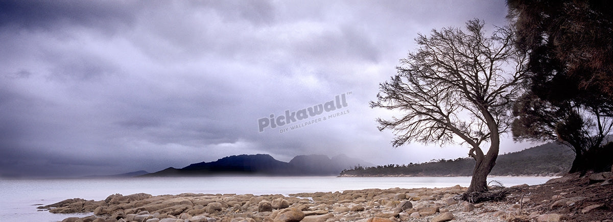 Storm at Cooks Beach, Tasmania